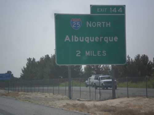 I-10 East Approaching I-25