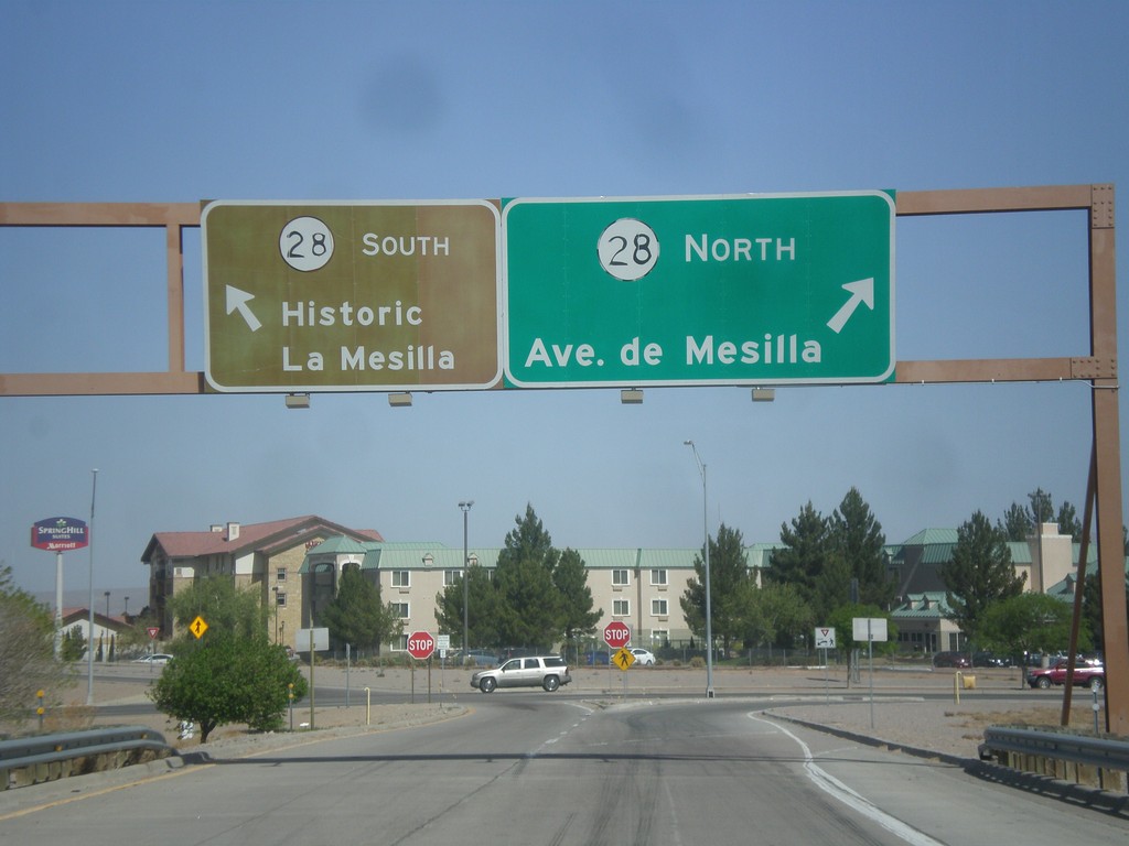 I-10 West Offramp at NM-28