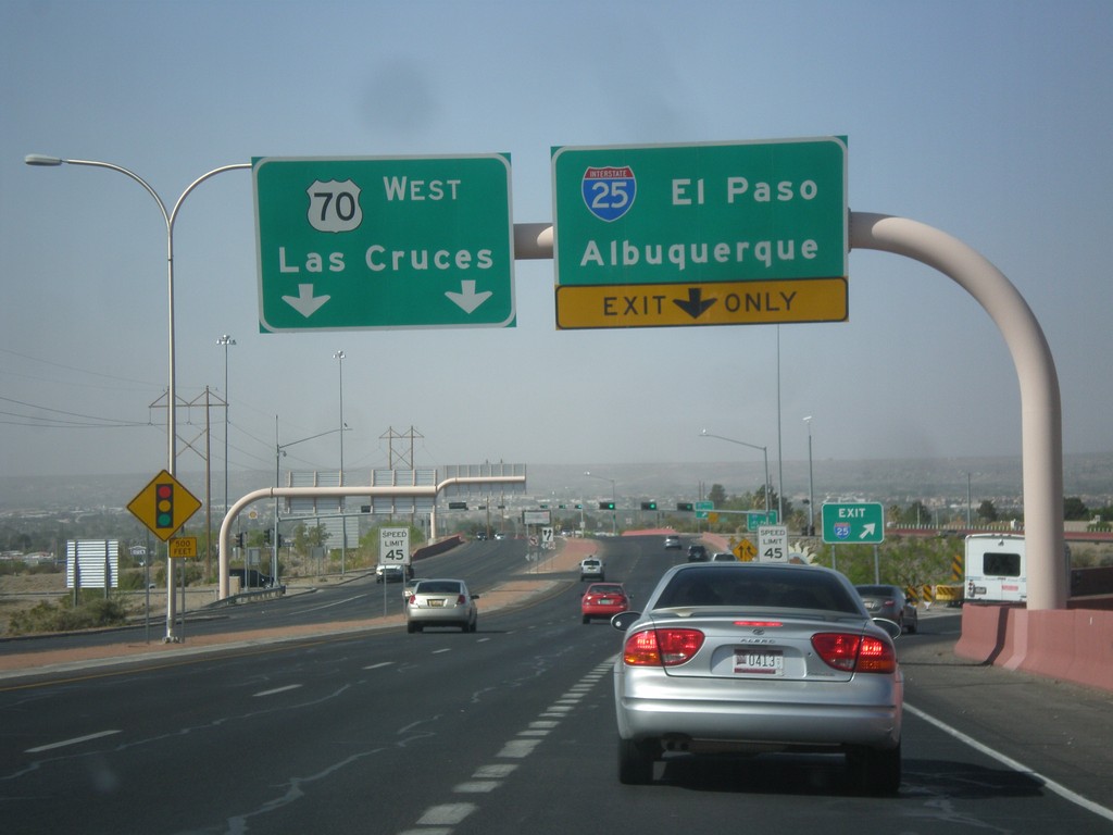 US-70 West at I-25