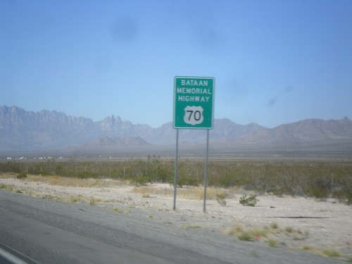 US-70 West - Bataan Memorial Highway