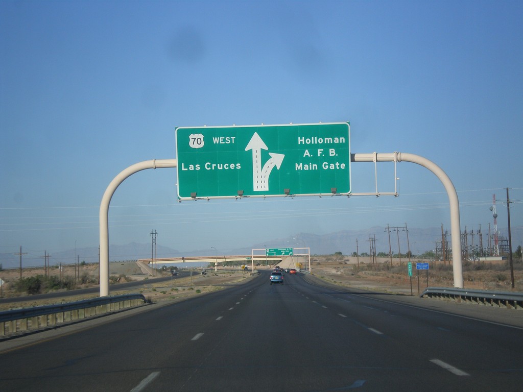 US-70 West - Holloman AFB Main Gate IC