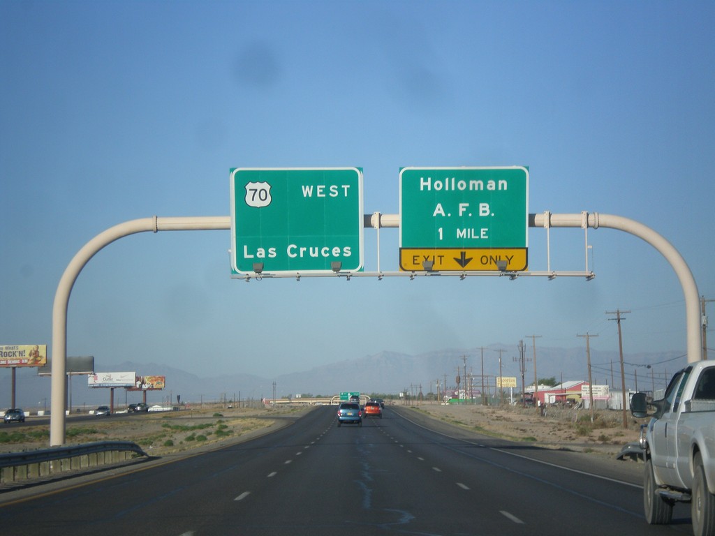 US-70 West - Holloman AFB IC