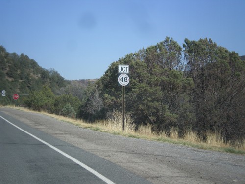 NM-37 South Approaching NM-48