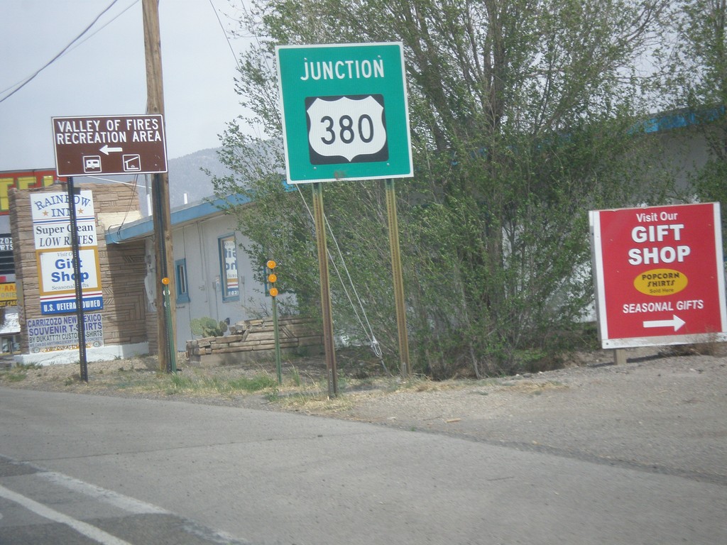 US-54 North Approaching US-380