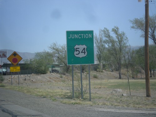 US-380 East Approaching US-54