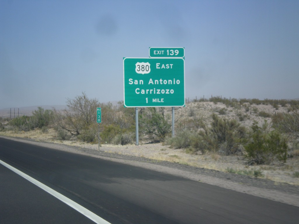 I-25 North - Exit 139