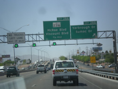 I-10 West - Exits 28B and 28A