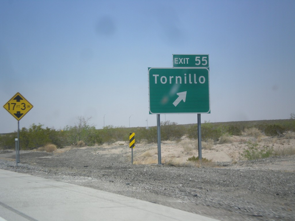 I-10 West - Exit 55