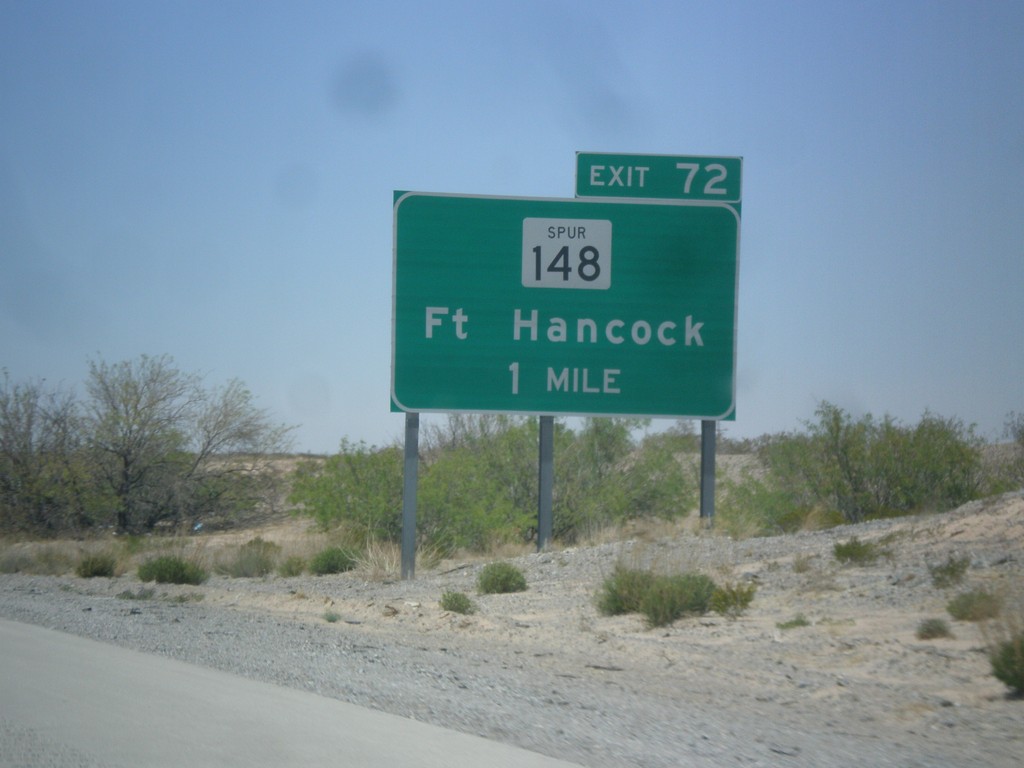 I-10 West - Exit 72