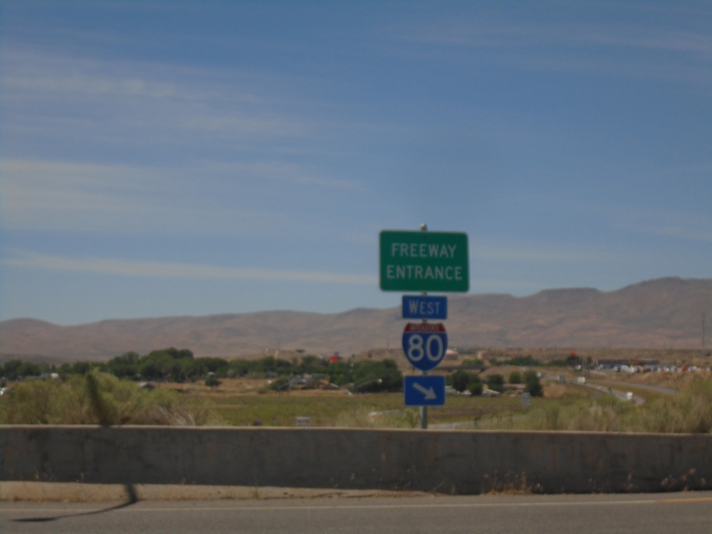 I-80 West - Freeway Entrance (Exit 282)
