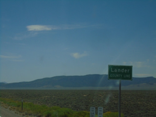 US-50 West - Lander County