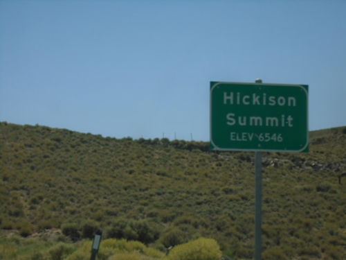 US-50 West - Hickison Summit
