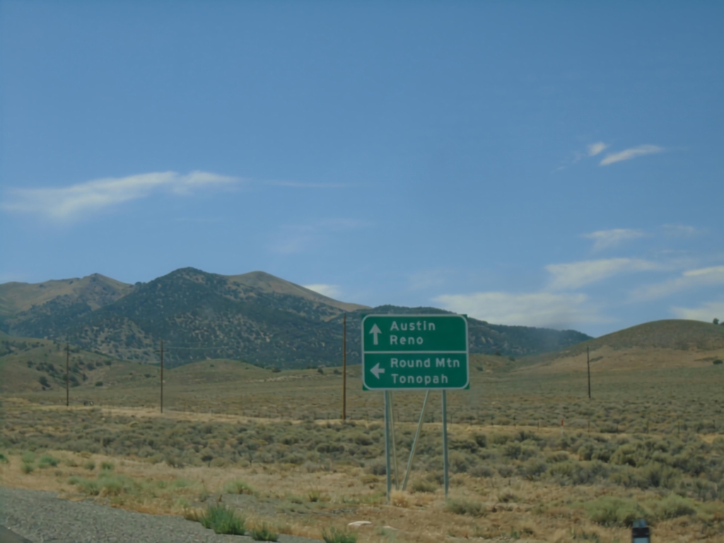 US-50 West at NV-376 South