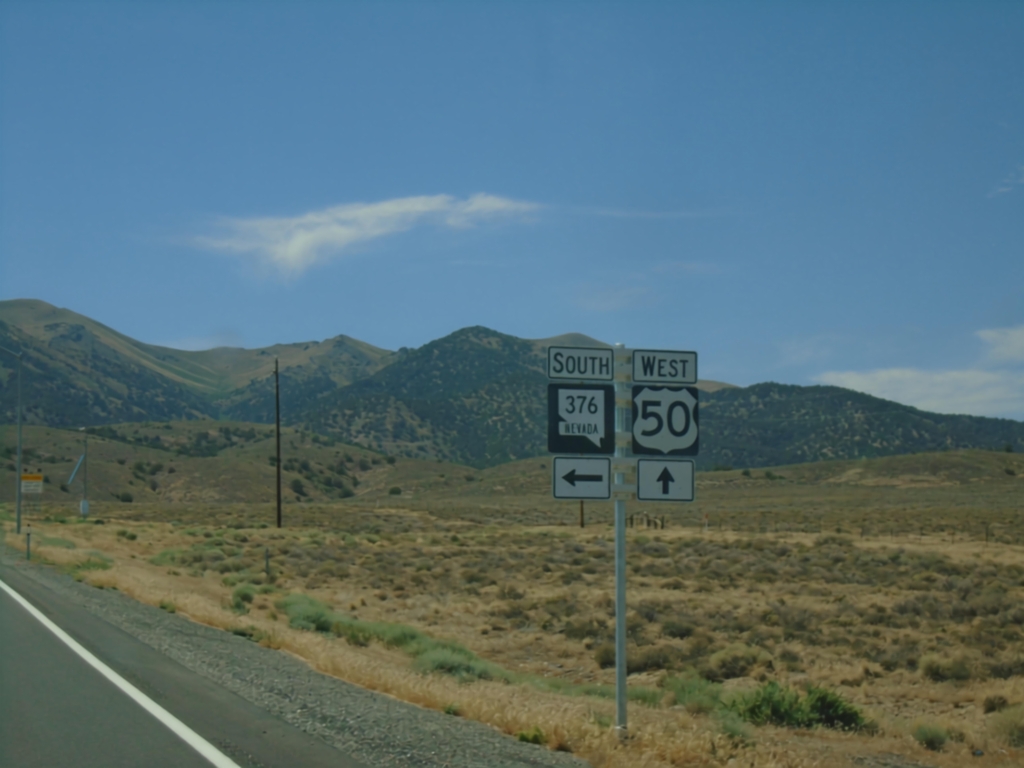 US-50 West at NV-376