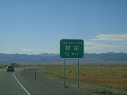 US-6 West/US-95 North at US-6/US-95 Split