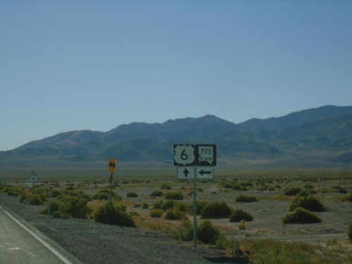 US-6 West at NV-773