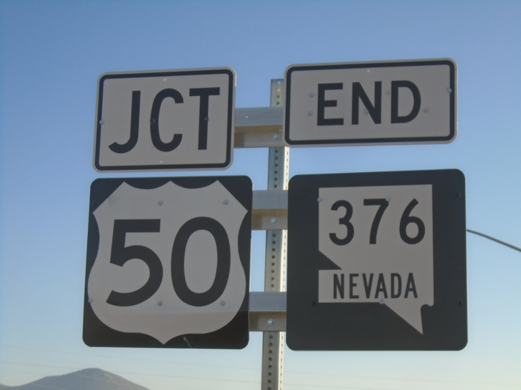 End NV-376 North at US-50