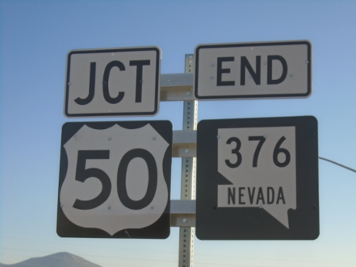 End NV-376 North at US-50