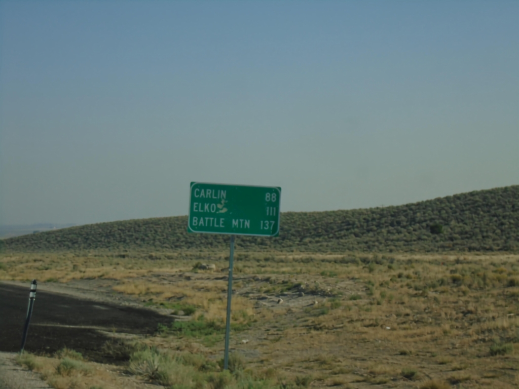 NV-278 North - Distance Marker