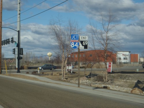 End ID-69 North Approaching I-84