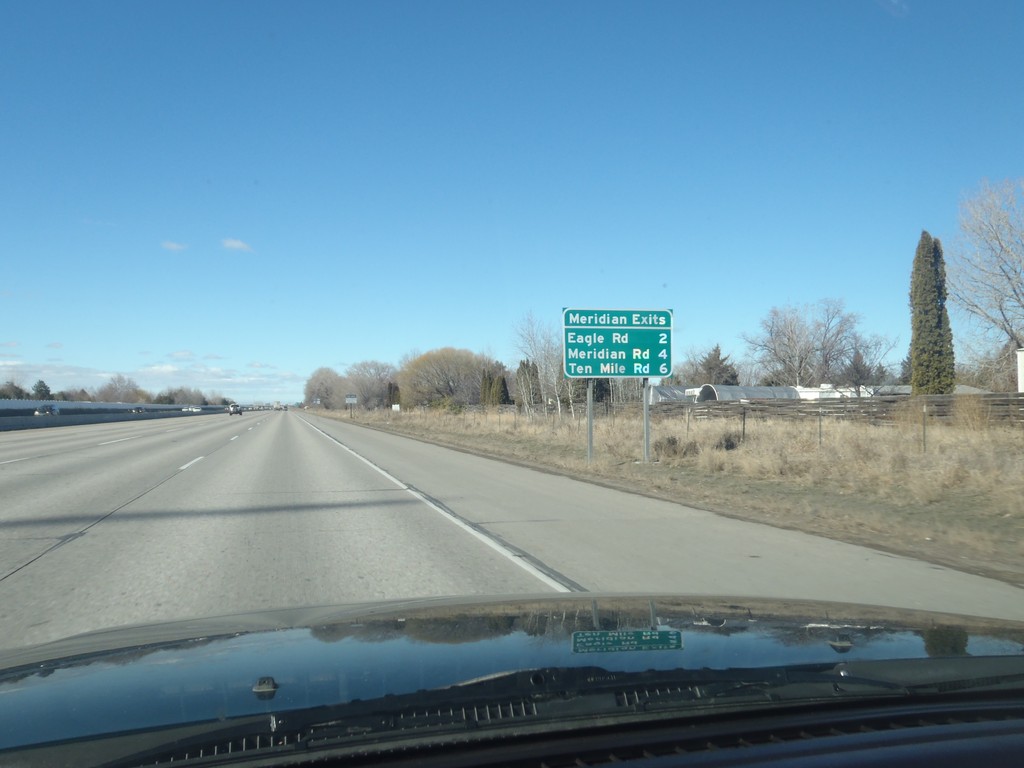 I-84 West - Meridian Exits