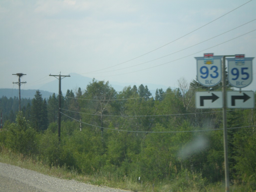 BC-95/BC-93 North at BC-95A