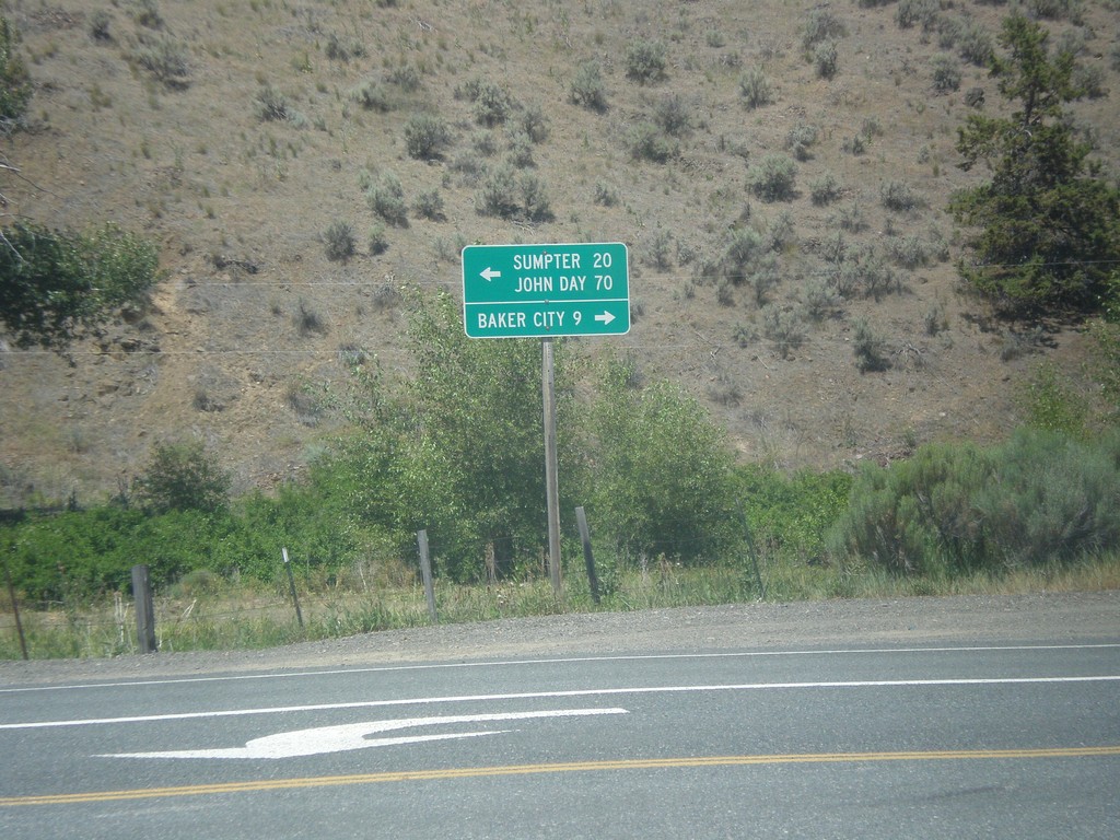 End OR-245 East at OR-7