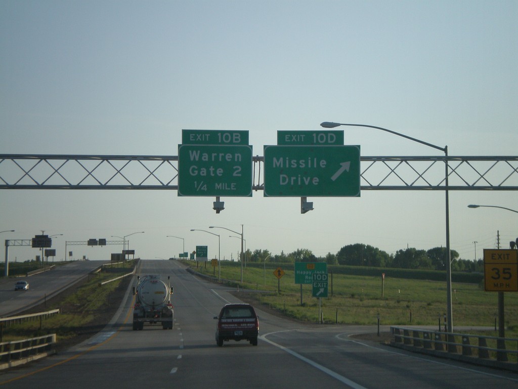 I-25 North - Exits 10D and 10B