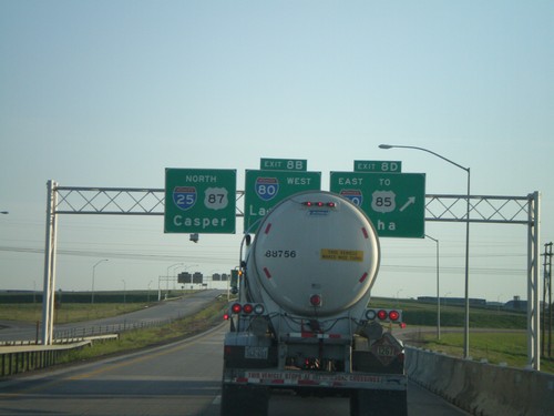 I-25 North - Exits 8D and 8B