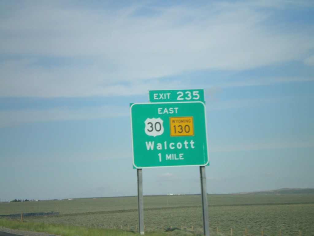 I-80 West Exit 235