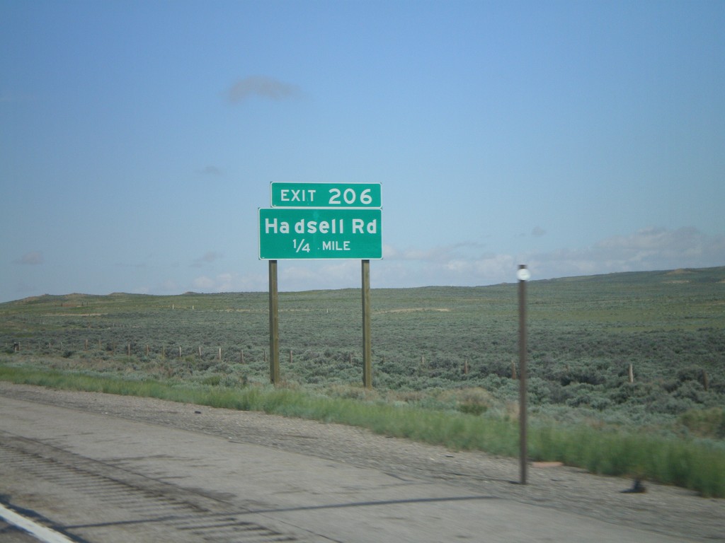 I-80 West Exit 206