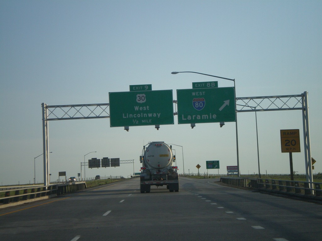 I-25 North - Exits 8B and 9