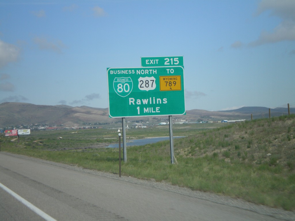 I-80 West Exit 215