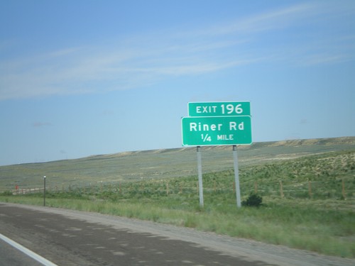 I-80 West Exit 196